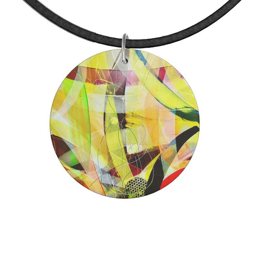 Wooden Pendant Necklace Organic